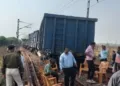 Major Freight Train Derails Near Rajkharasawan Station, Southeast Railway; No Casualties Reported, Recovery Efforts Underway to Restore Service Soon.