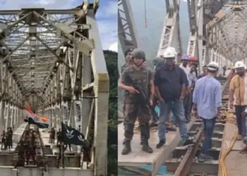 Indian Army's Gorkha Rifles Successfully Complete World's Highest Railway Pier Bridge, Symbolizing National Development and Civil-Military Collaboration in Manipur.