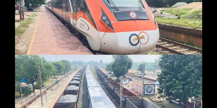 Vande Bharat Express Delayed at Chakulia Station Due to Track Blockage at Galudih, Passengers Left Waiting
