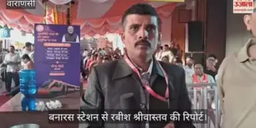 Vande Bharat Train Set to Depart from Banaras Railway Station Amidst Enthusiastic Cheers